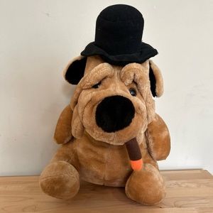 Brooklyn Doll Toy and Novelty Smoking Bulldog Cigar Plush Vintage 1993